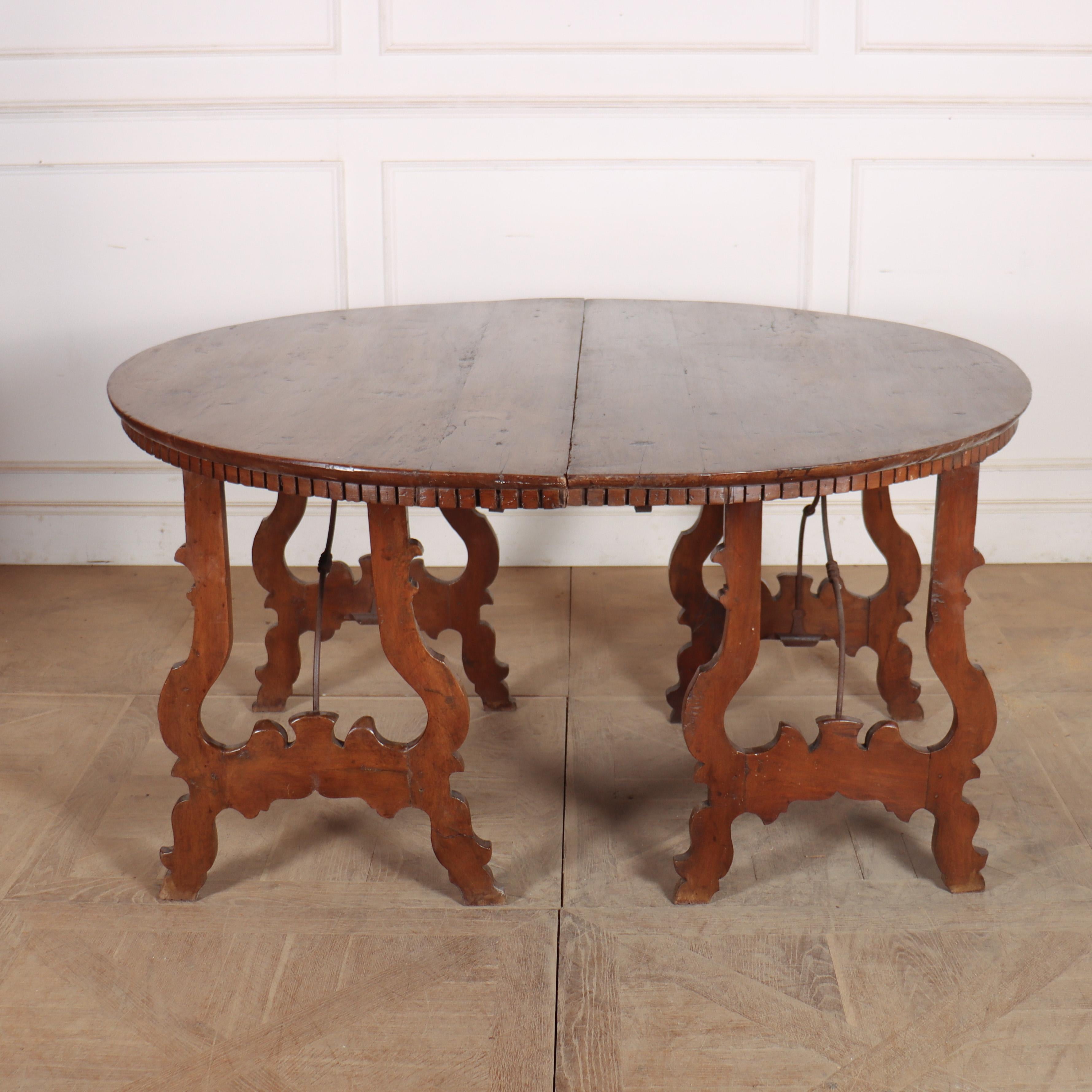 Italian Walnut Console Tables For Sale 7