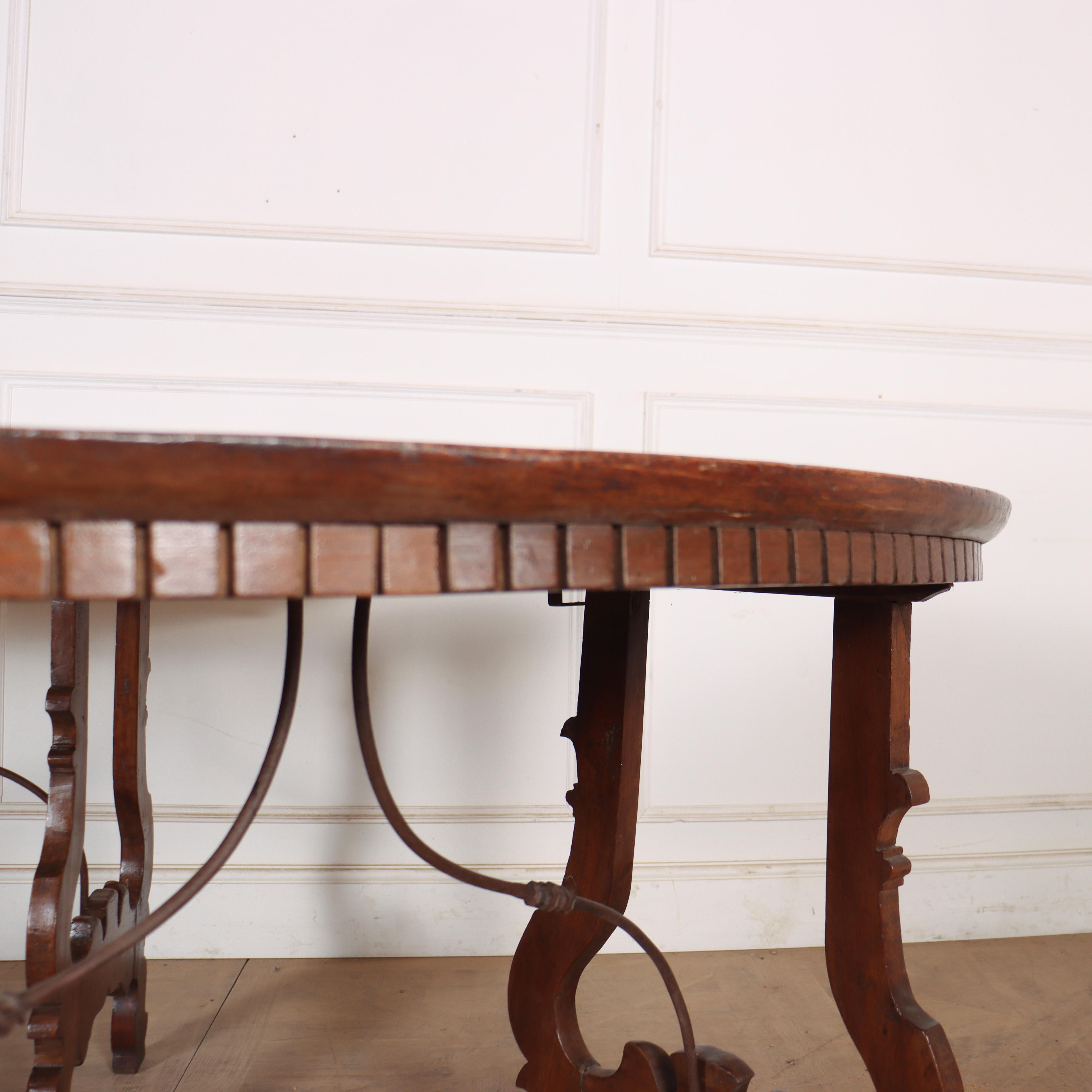 Italian Walnut Console Tables For Sale 1