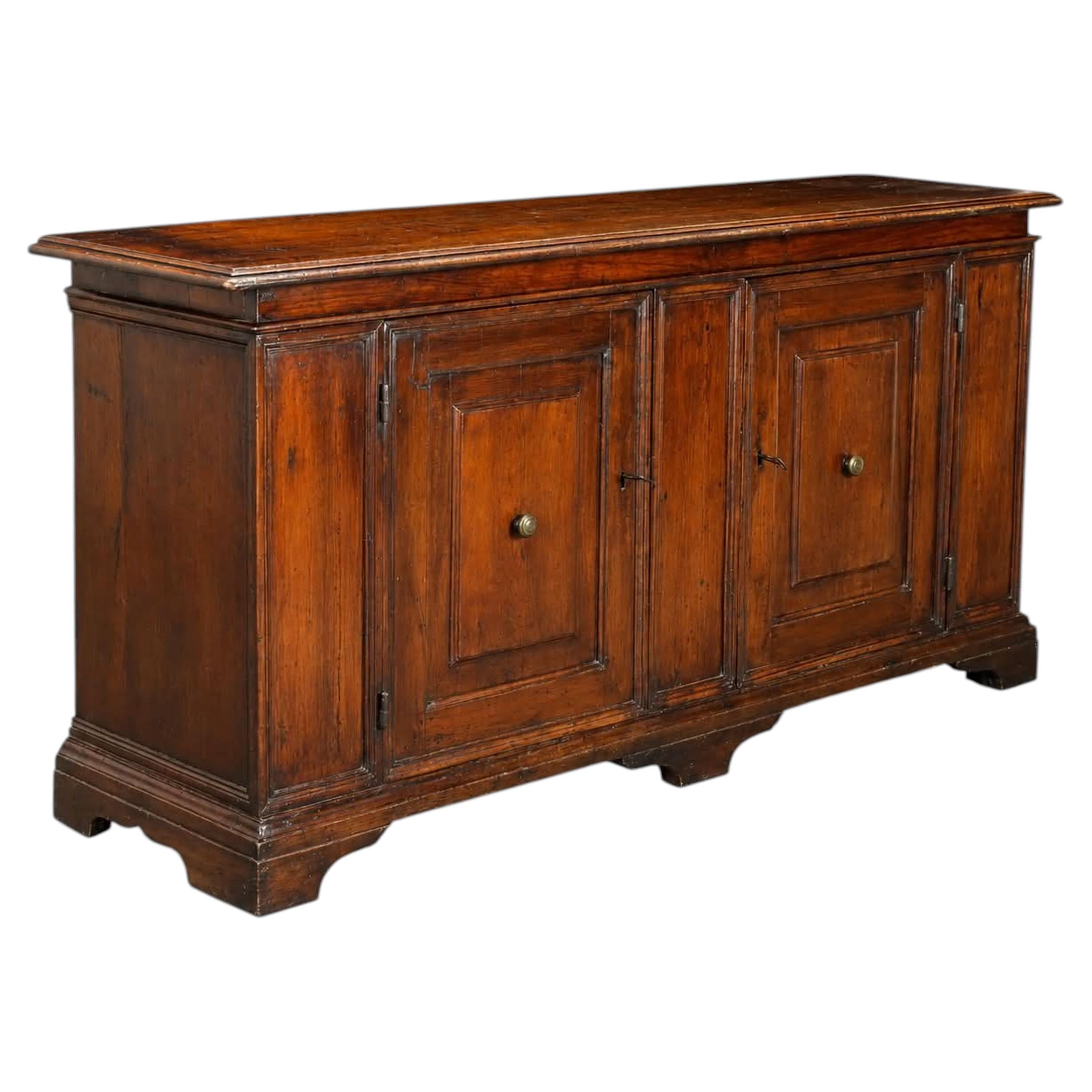 Italian Walnut Credenza -Circa 1770