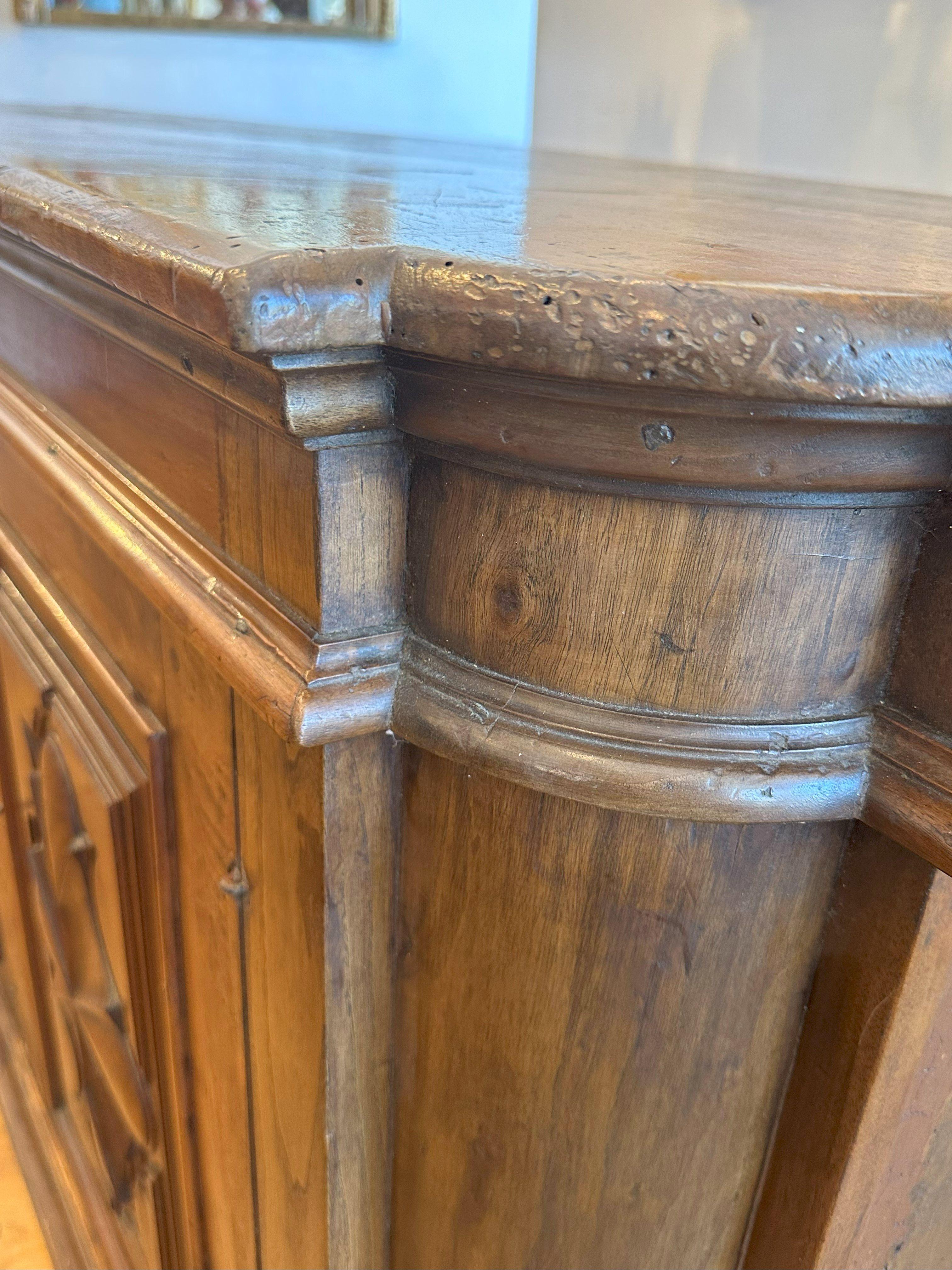 19th Century Italian Walnut Credenza - Circa 1800 For Sale