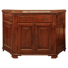 Italian Walnut Credenza, Early 19th Century