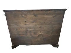 Italian Walnut Credenza, Side Board, Buffet, With Molded Decorations