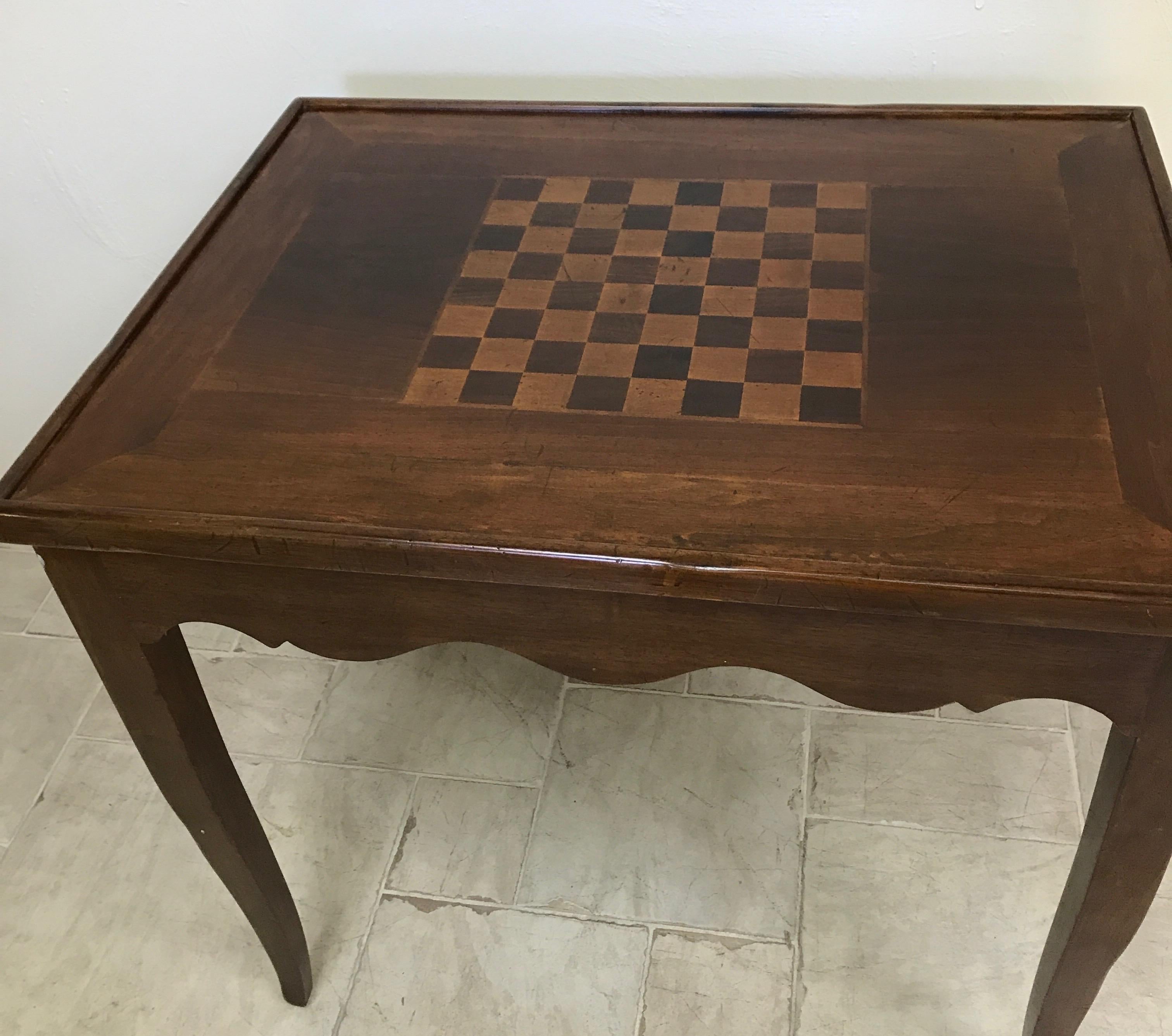 vintage flip top game table
