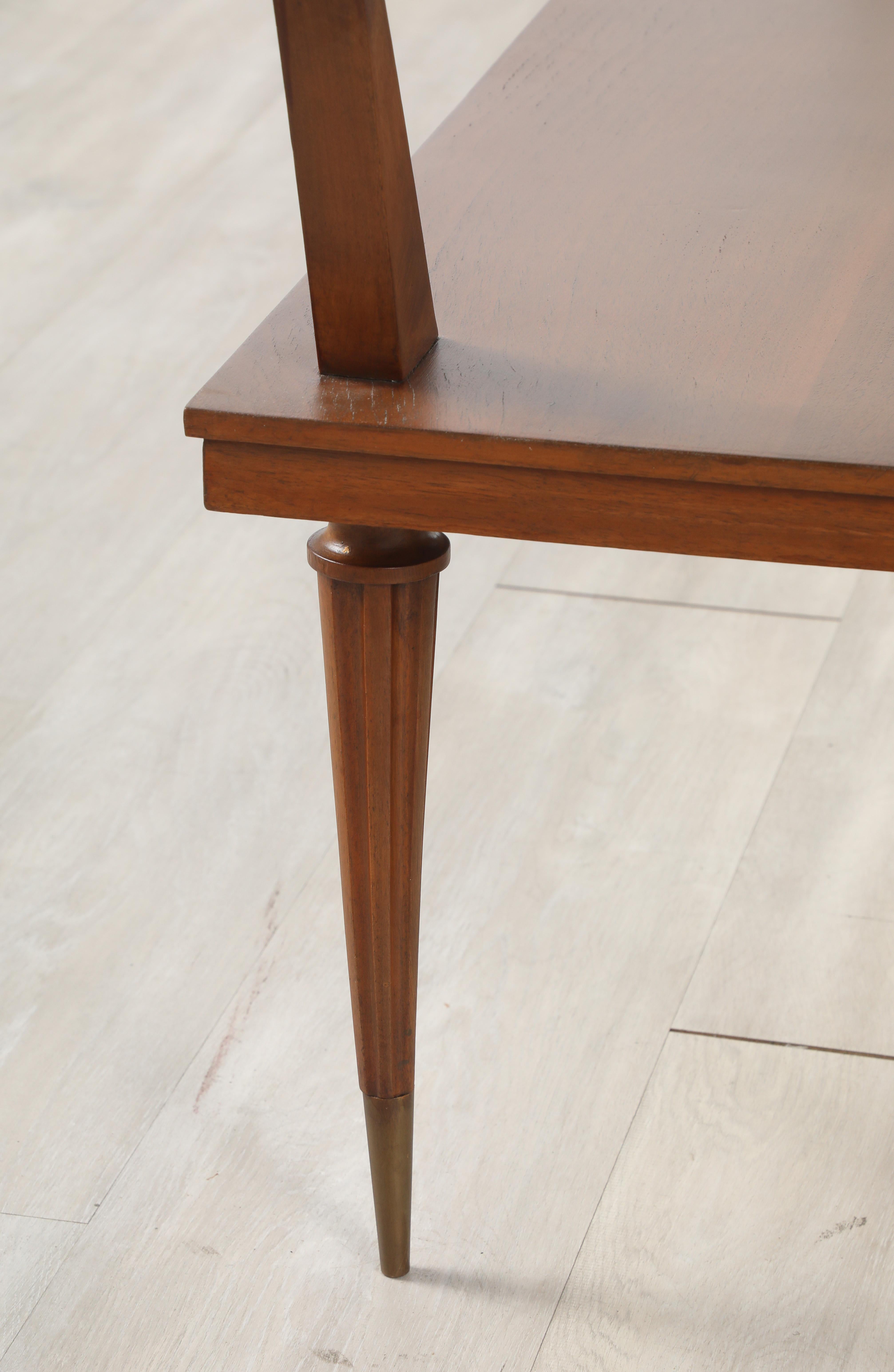 Banco largo italiano de nogal, Italia, hacia 1940 en venta 9