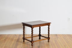 Italian Walnut Louis XIII Style Low Table