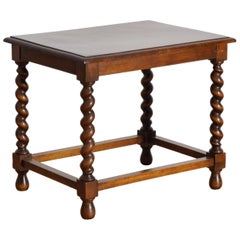 Italian Walnut Louis XIII Style Low Table