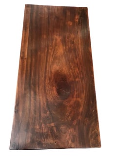 Italian Walnut Neoclassical Writing Desk / Console Table