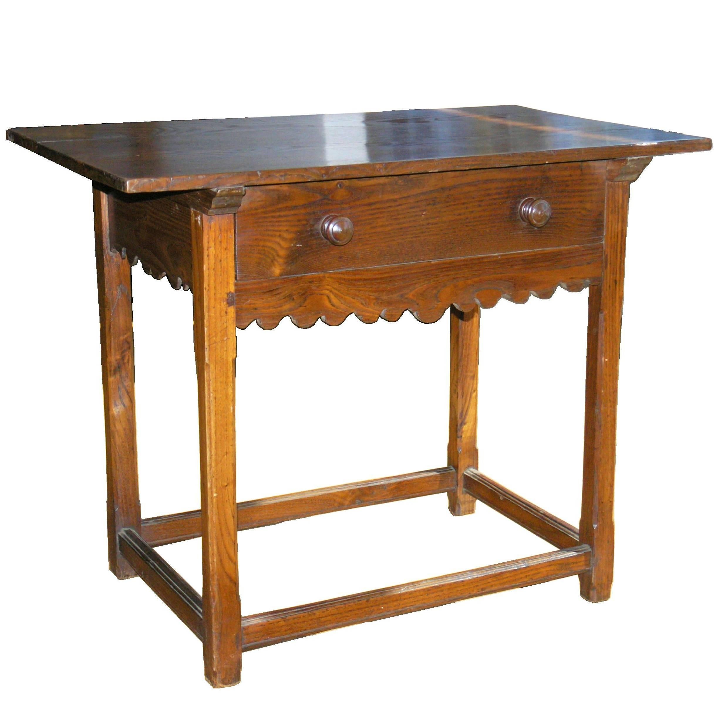 Italian Walnut Occasional Table, 19th Century For Sale