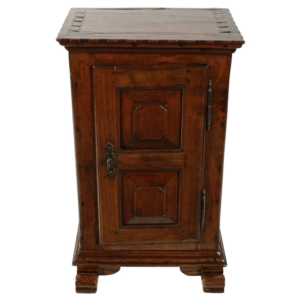 Italian Walnut Side Cabinet, 19th Century  For Sale