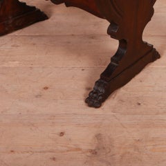 Italian Walnut Side Table