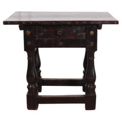Italian Walnut Side Table