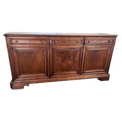 Antique Italian Walnut Sideboard / Buffet / Credenza, 19th Century