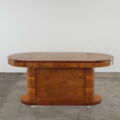 Italian Walnut Table, 1950s