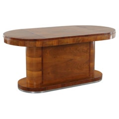 Italian Walnut Table, 1950s