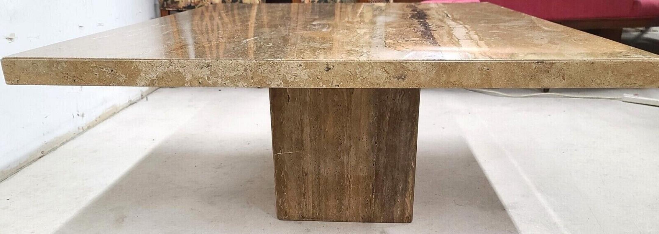 travertine stone coffee table