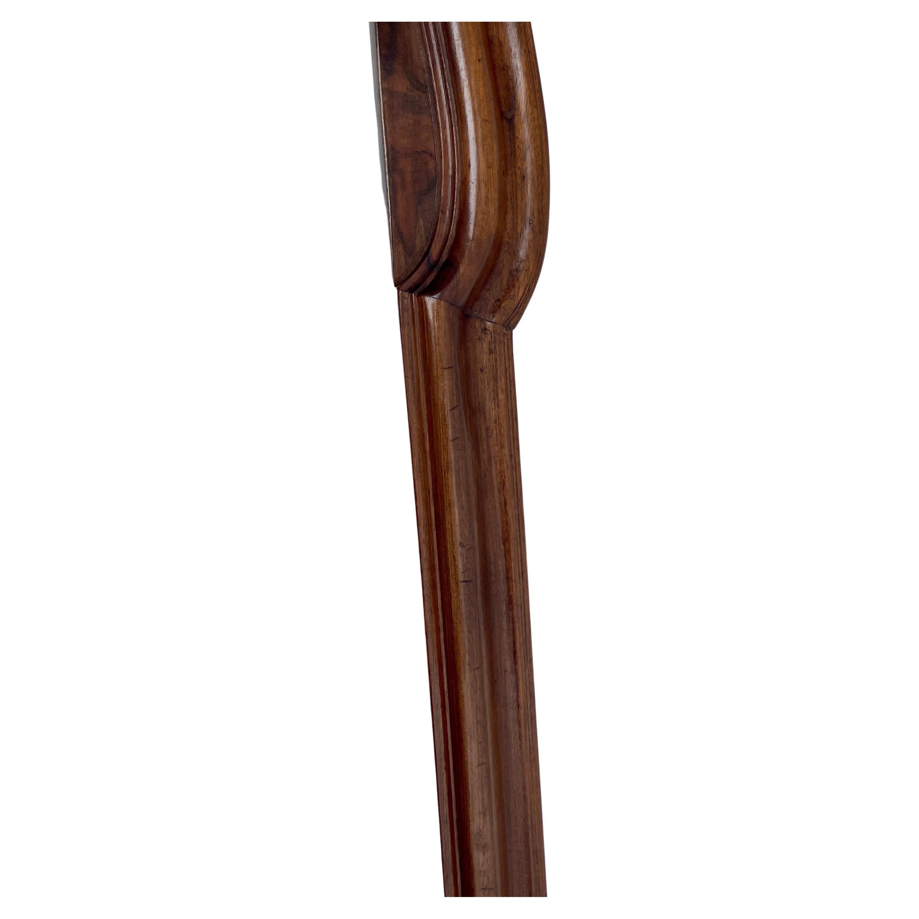 Italienischer Nussbaumfurnier-Spiegel im Rococco-Stil, 1960er Jahre (Holz) im Angebot