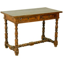 Italian Walnut Writing Table, 19th Century