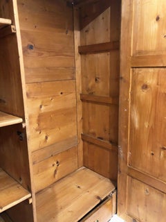 Italian Wardrobe  Original Two Doors Shabby White Chianti