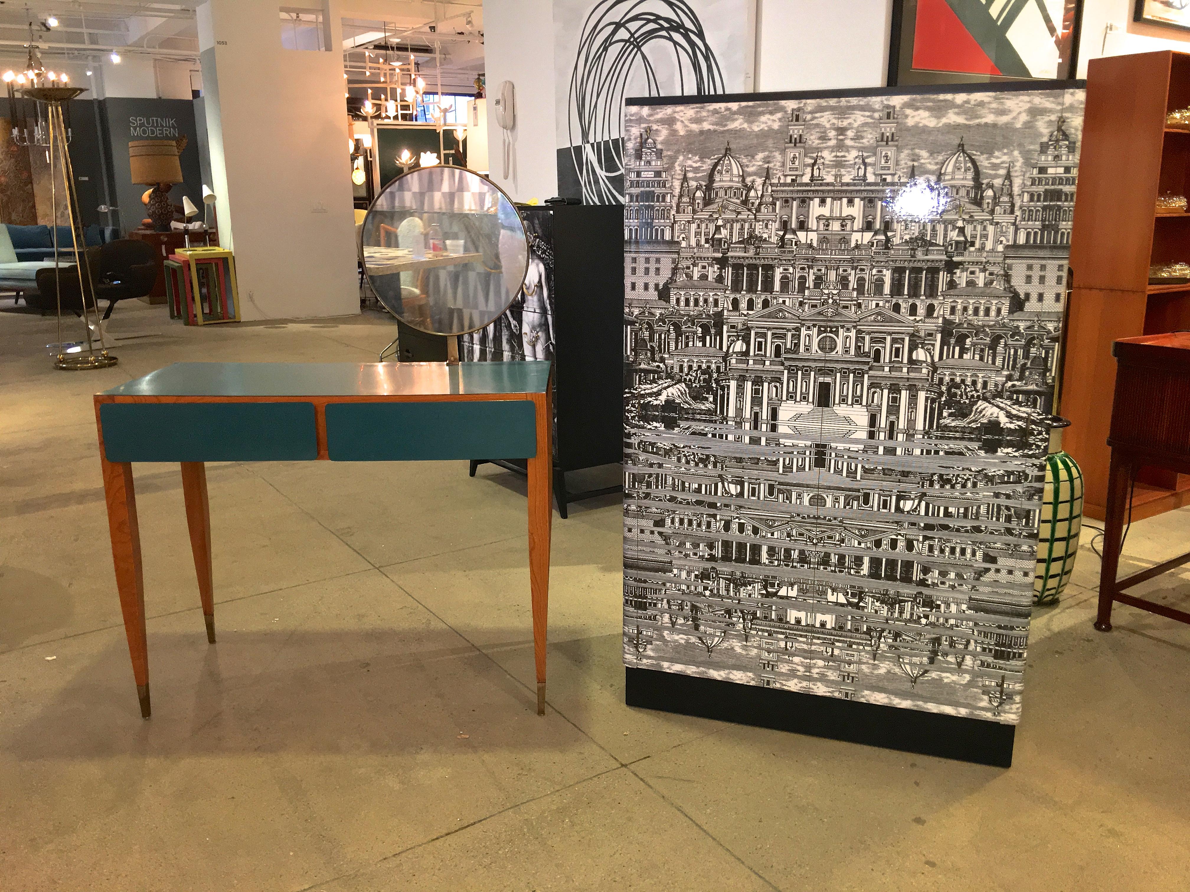 Italian Wardrobe Cabinet Style of Fornasetti 4