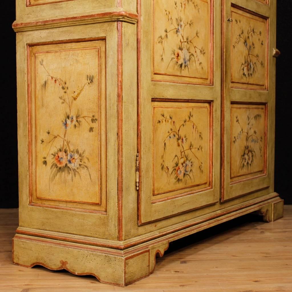 Italian Wardrobe in Lacquered and Painted Wood from 20th Century 2