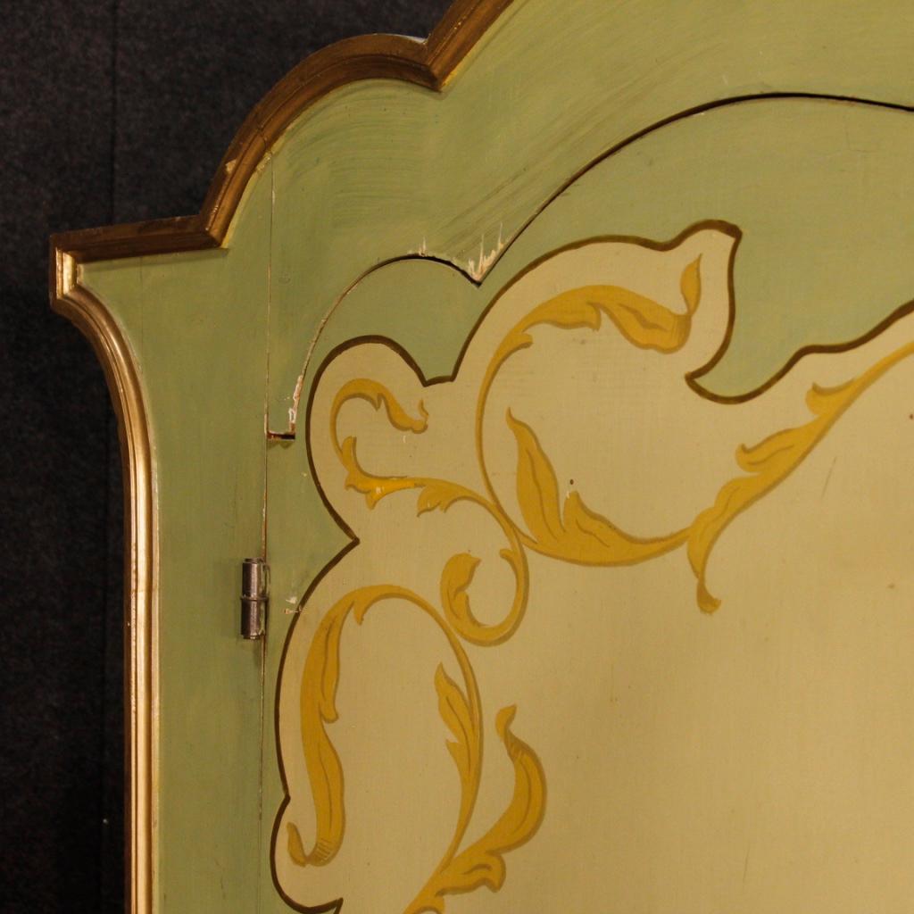Italian Wardrobe in Painted Wood in Art Nouveau Style from 20th Century 7