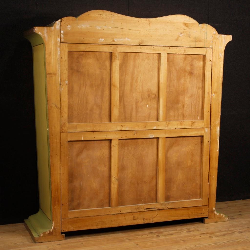 Italian Wardrobe in Painted Wood in Art Nouveau Style from 20th Century 5