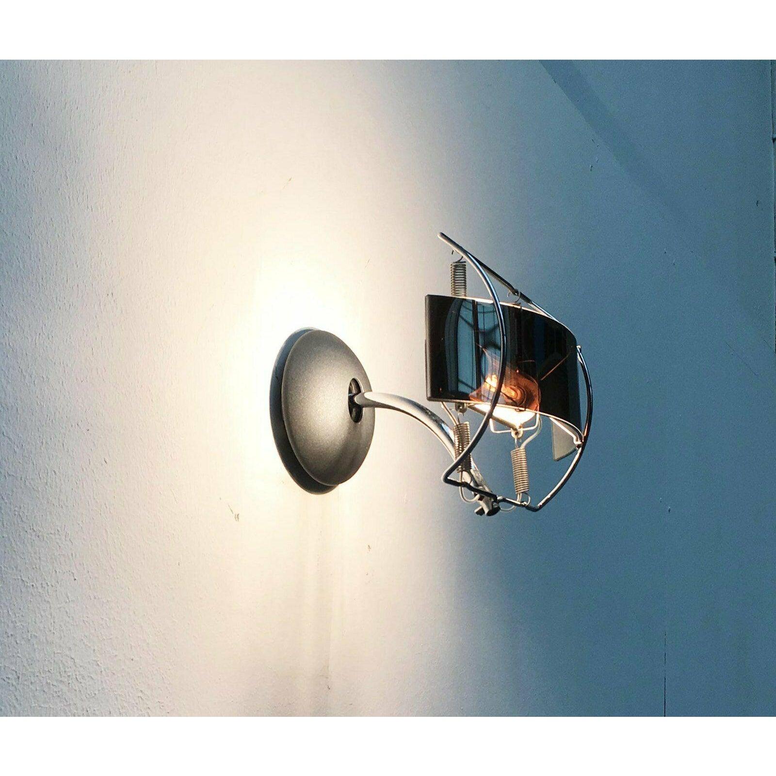 Glass Italian Warrior Wall Lamp by Emanuele Ricci for Sidecar Artemide, 1980s For Sale