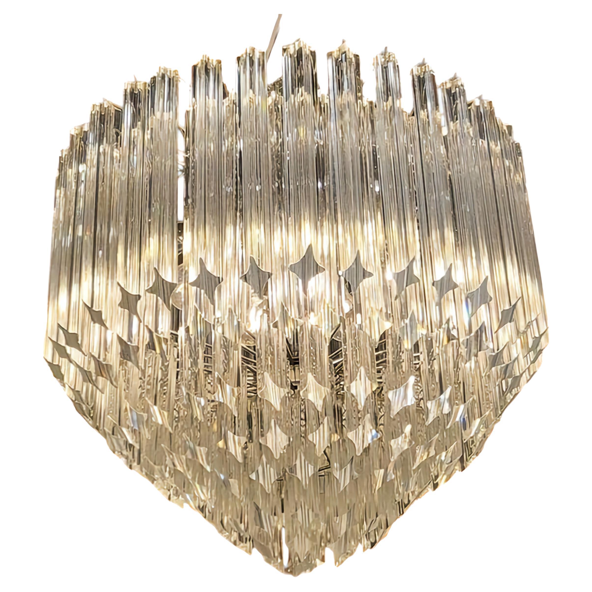 Italian Waterfall Crystal Chandelier
