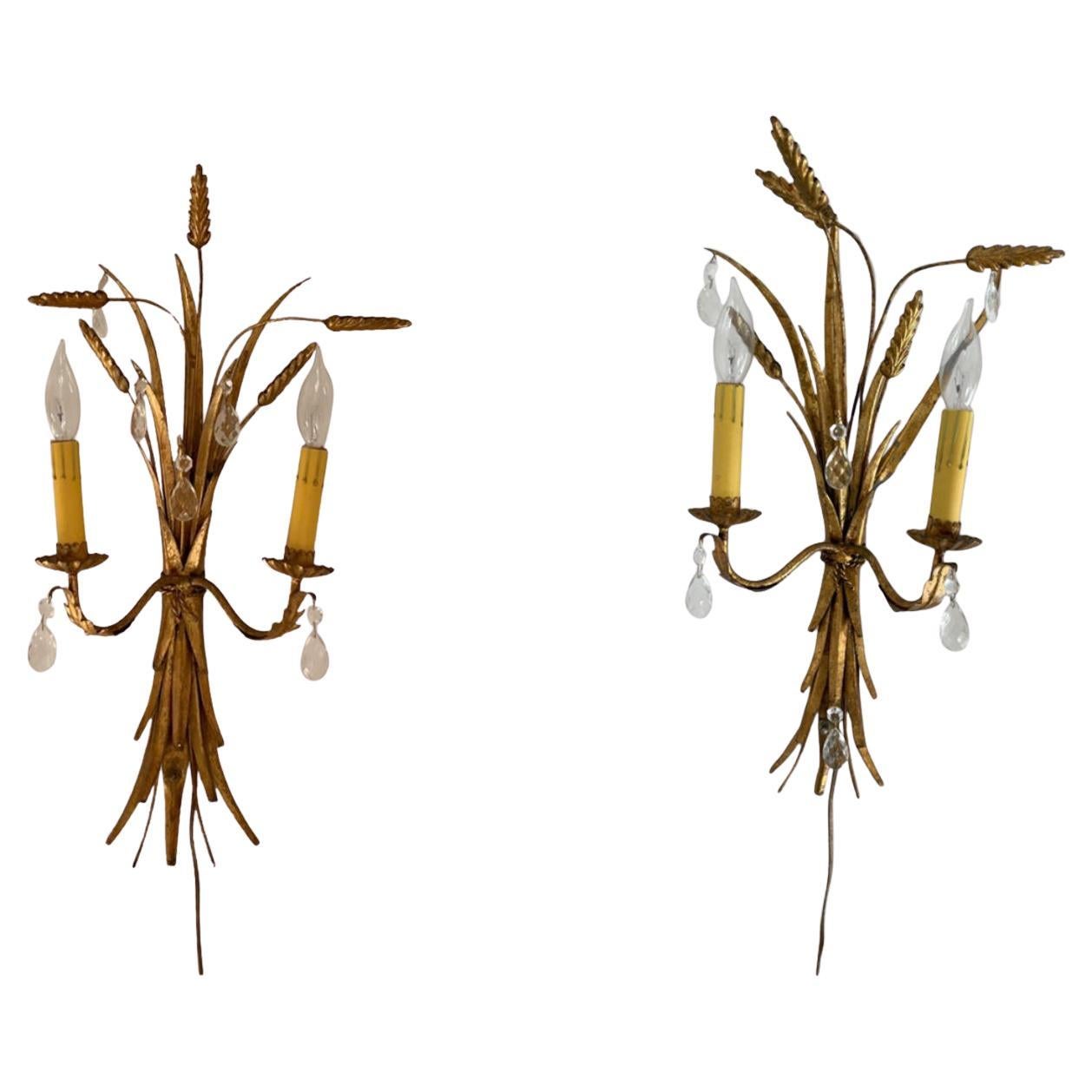 Italian Wheat Sconces