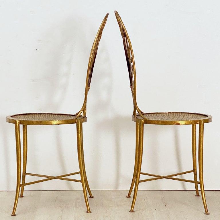 Italian Wheat Sheaf Chairs by S. Salvadori, Firenze - Individually Priced For Sale 1