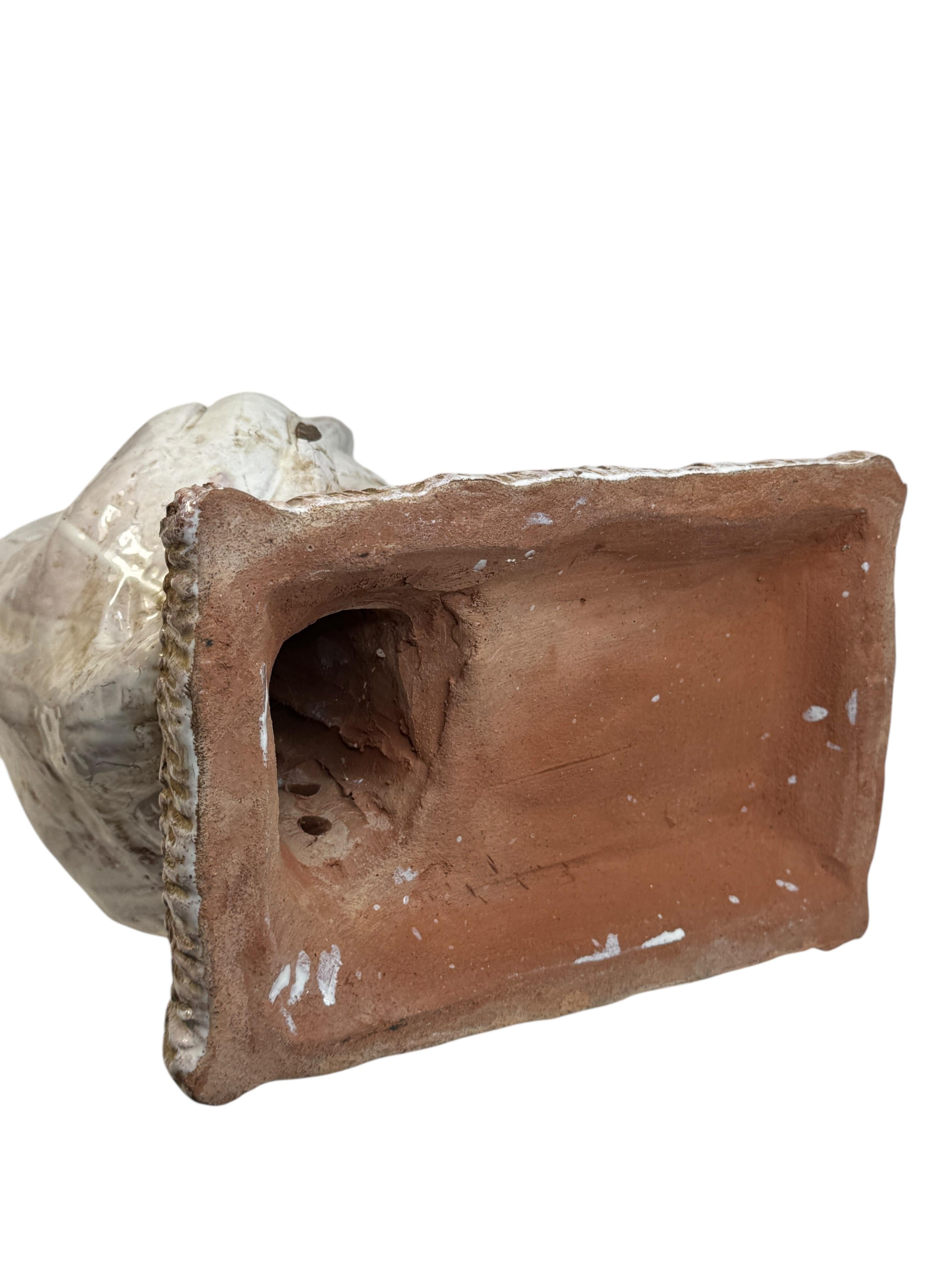 Statua di cane Whippet Greyhound in terracotta Vintage, anni '60 in vendita 12