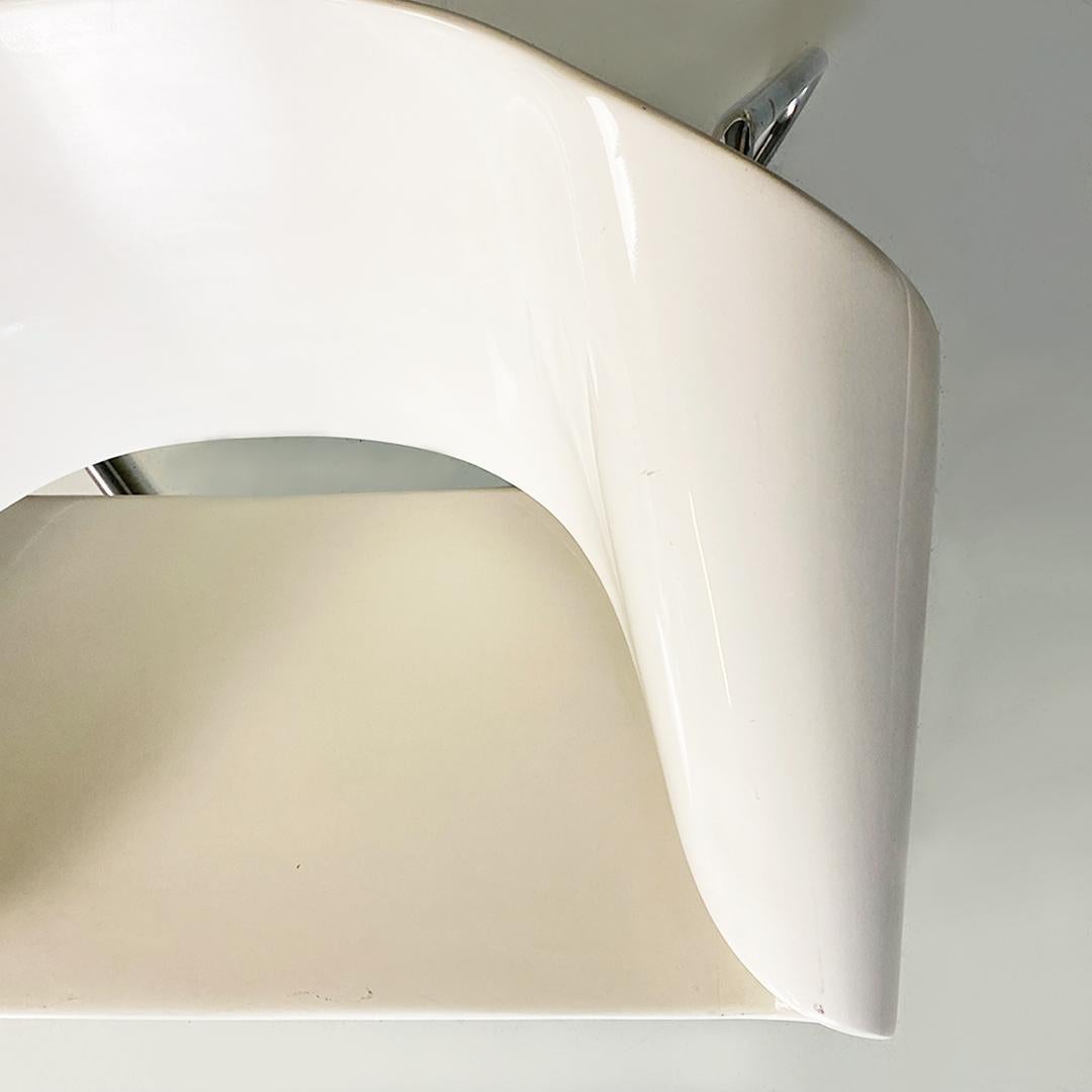 Italienischer weißer Sessel Nastro Cl9 von F. Stagi C. Leonardi für Bernini, 1960er Jahre im Angebot 13