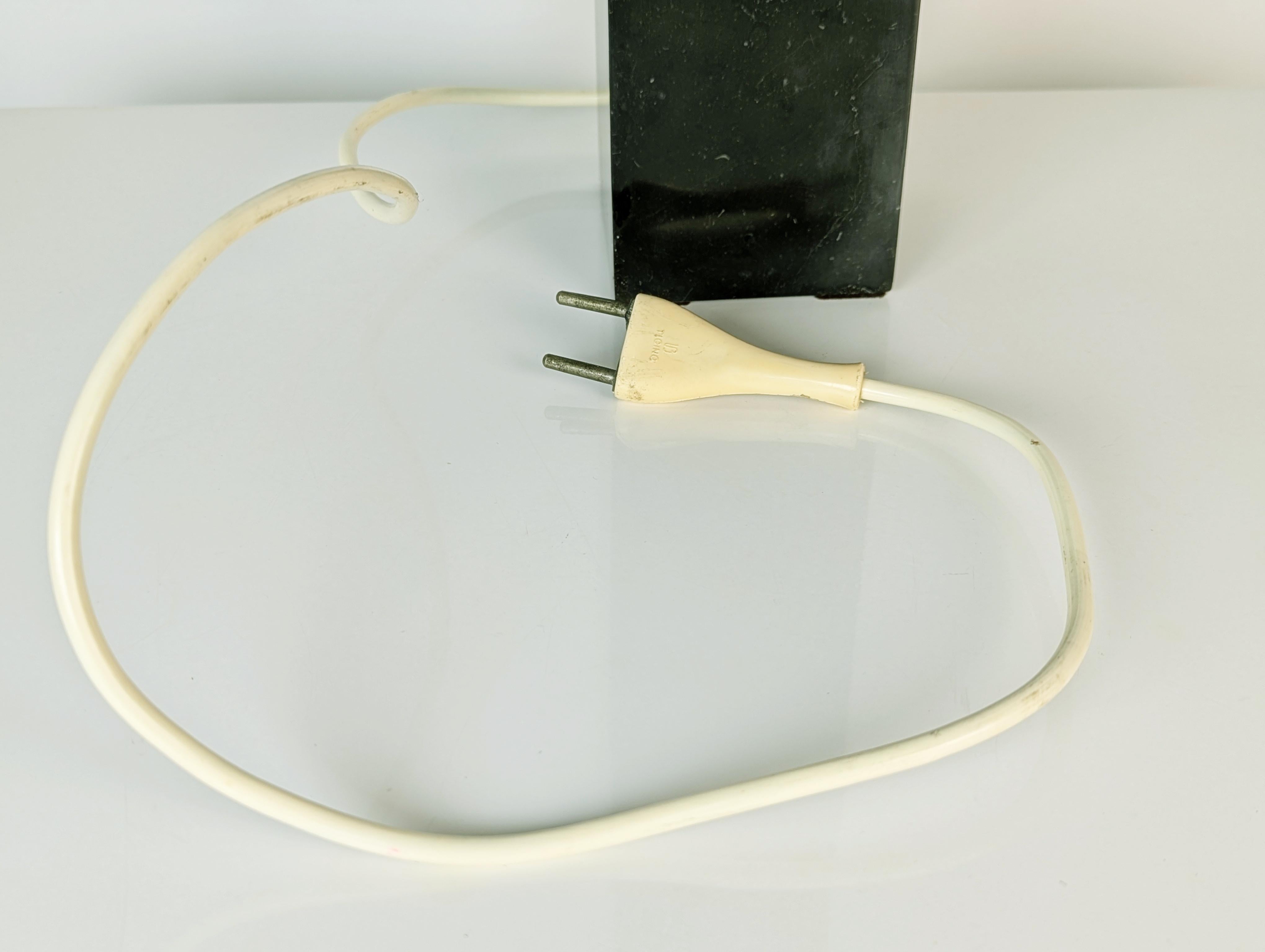 Italian White & black marble 1960s abat jours, set of 2 For Sale 2