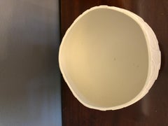 Italian White Ceramic Bowl Attributed to Paola Lenti