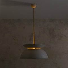 Italian White 'Cetra' Pendant by Vico Magistretti for Artemide, 1960s