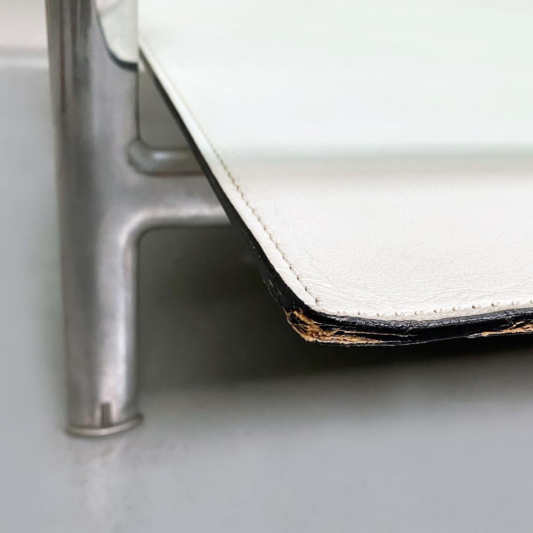 Metal Italian White Coffee Table Diesis by A. Citterio and P. Nava, B&B Italia, 1970s