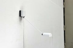 Italian White Daphinette Classic Wall Lamp by Tommaso Cimini for Lumina, 1980s