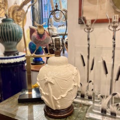 Italian White Foliage Lamp