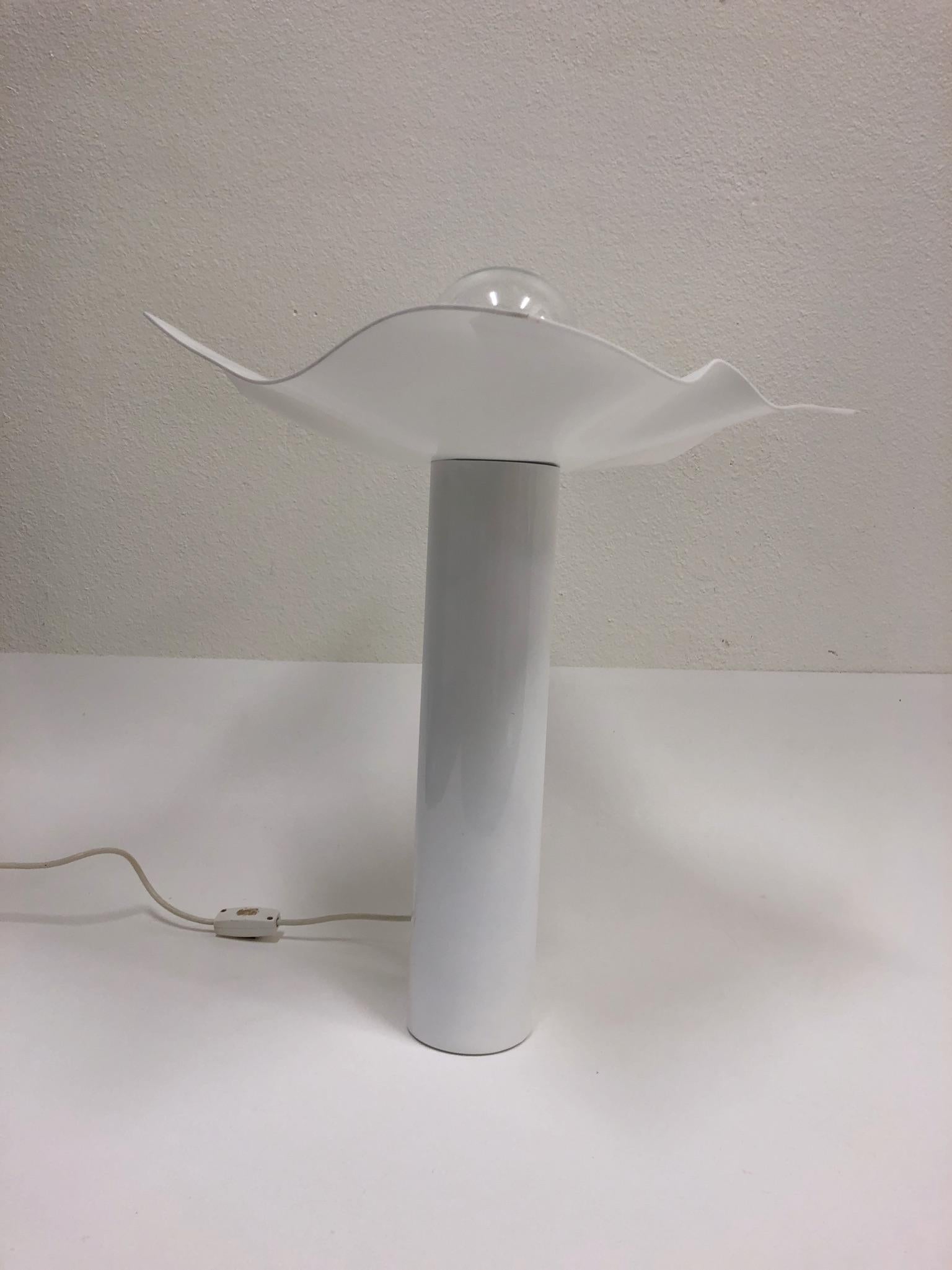 Modern Italian White Handkerchief Table Lamp