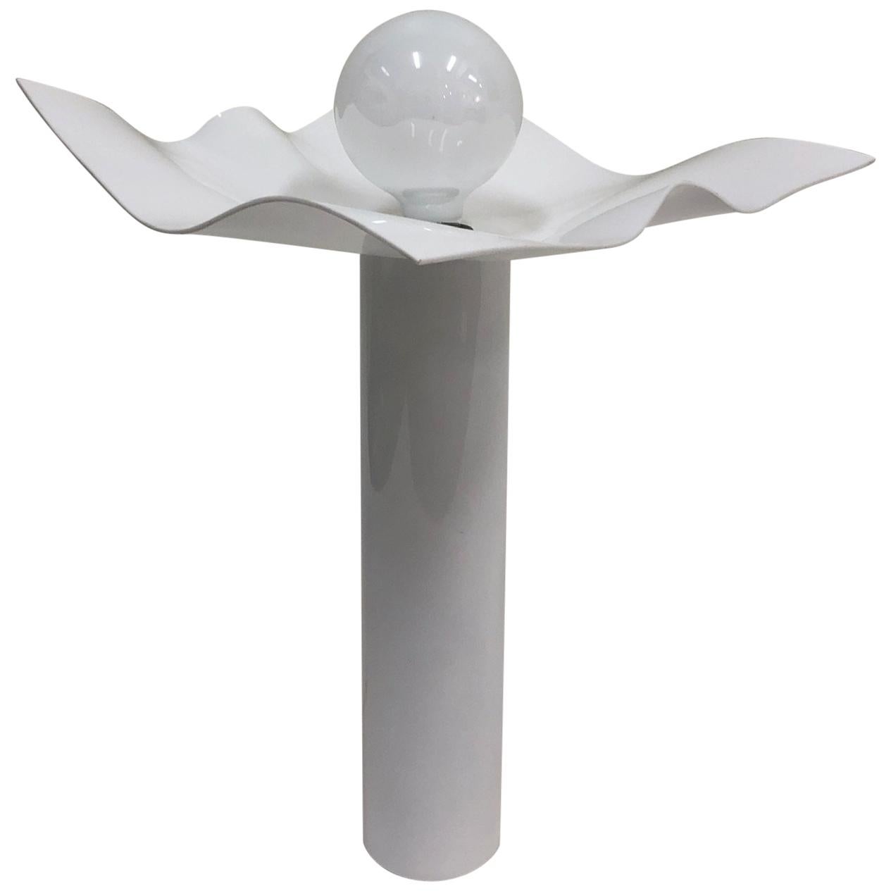 Italian White Handkerchief Table Lamp