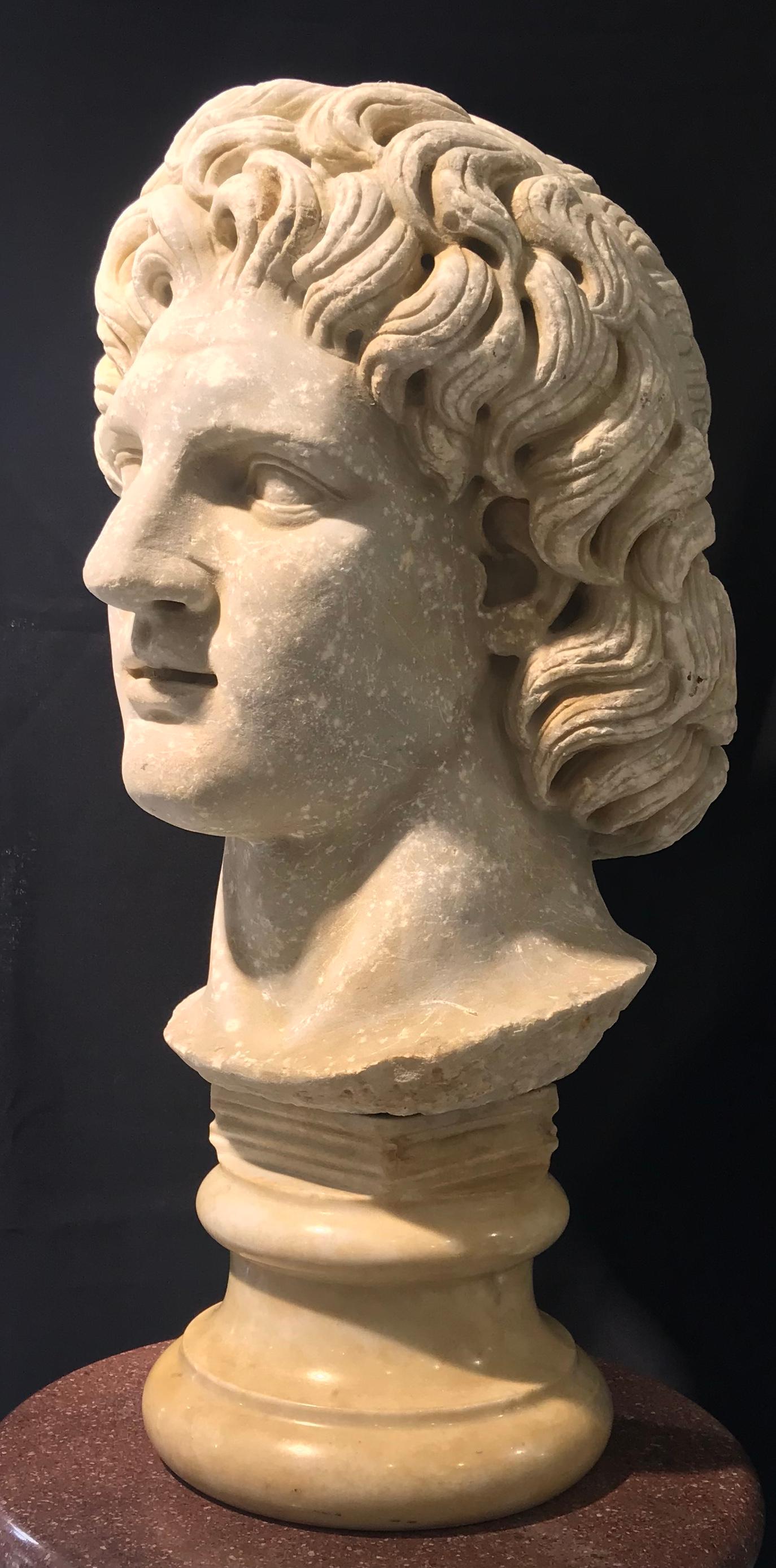 alexander the great marble statue