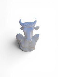 Italian White Marble Sculpture of the Minotaur