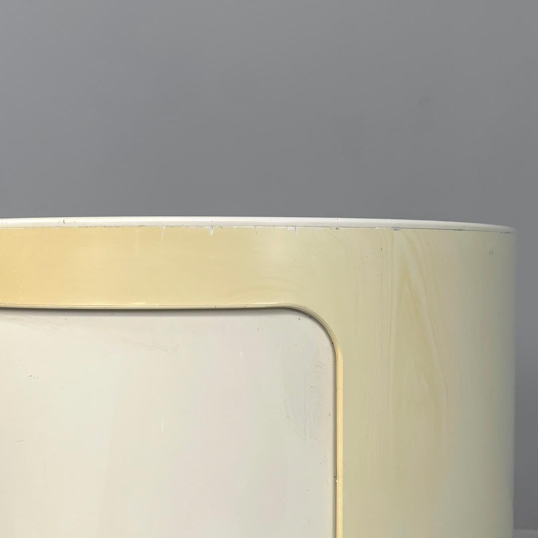 Italian white night stand Componibili Anna Castelli Ferrieri for Kartell, 1970s For Sale 9