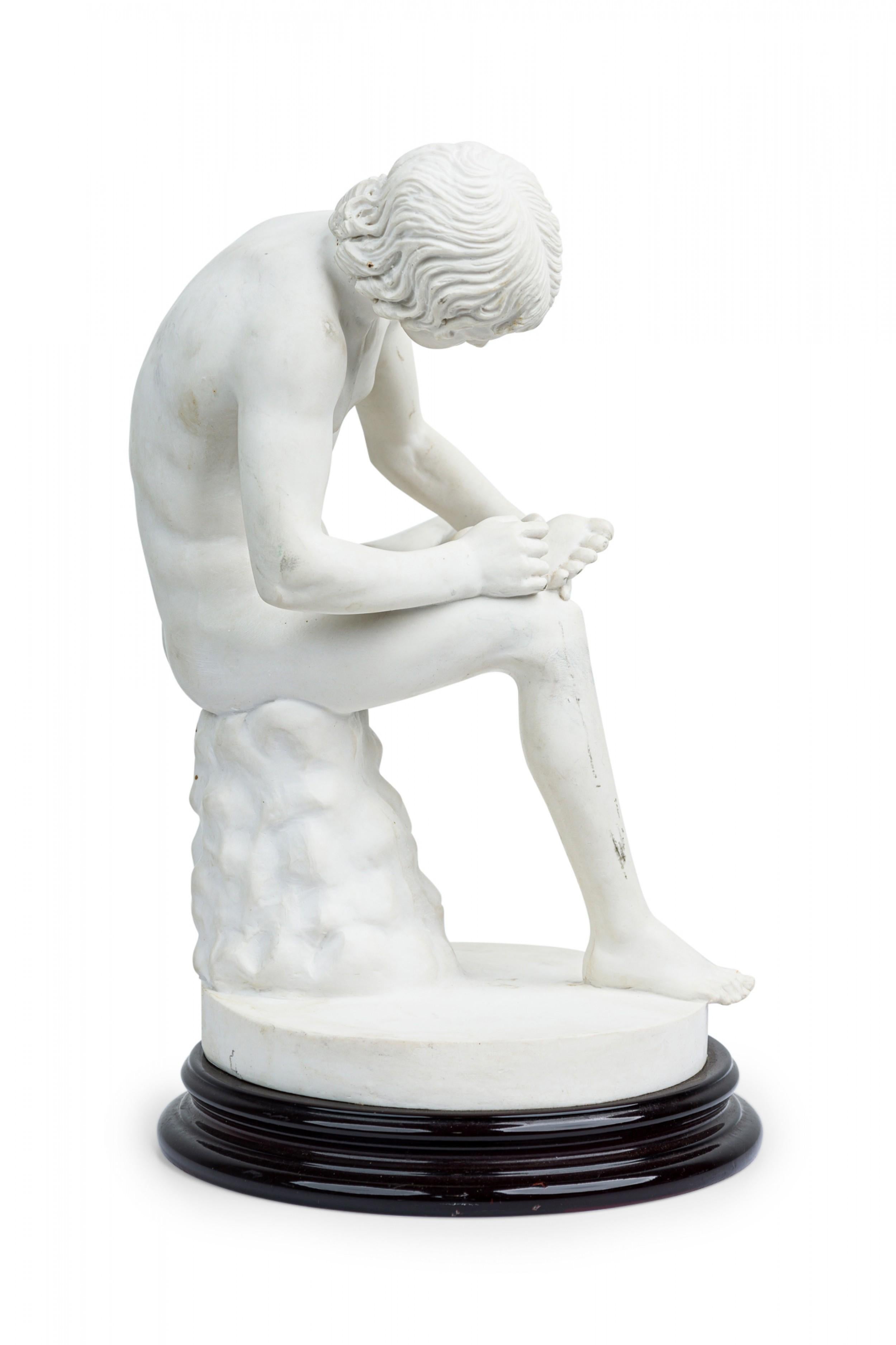 20th Century Italian White Porcelain Small Statue Cast of 