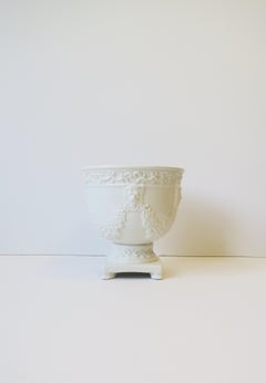 Italian White Regency Planter Cachepot Jardinière by Mottahedeh, Italy