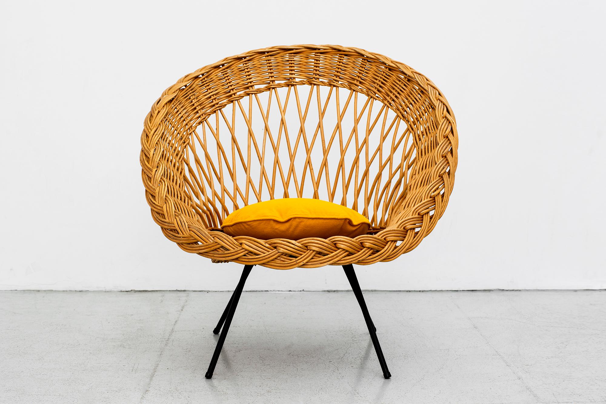 Italian Wicker Chairs 6