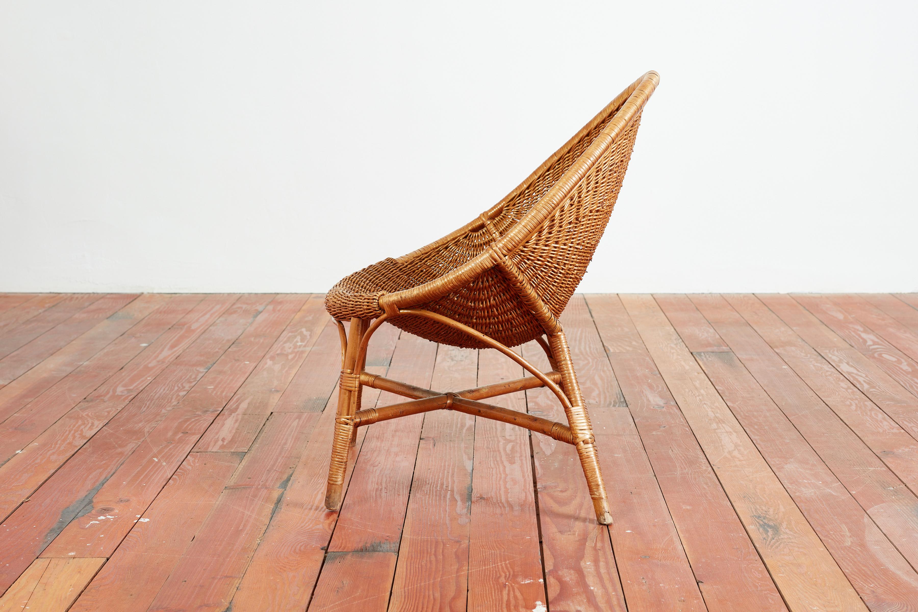 Bamboo Italian Wicker Chairs