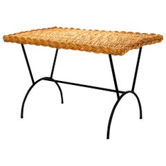 Italian Wicker Coffee Table