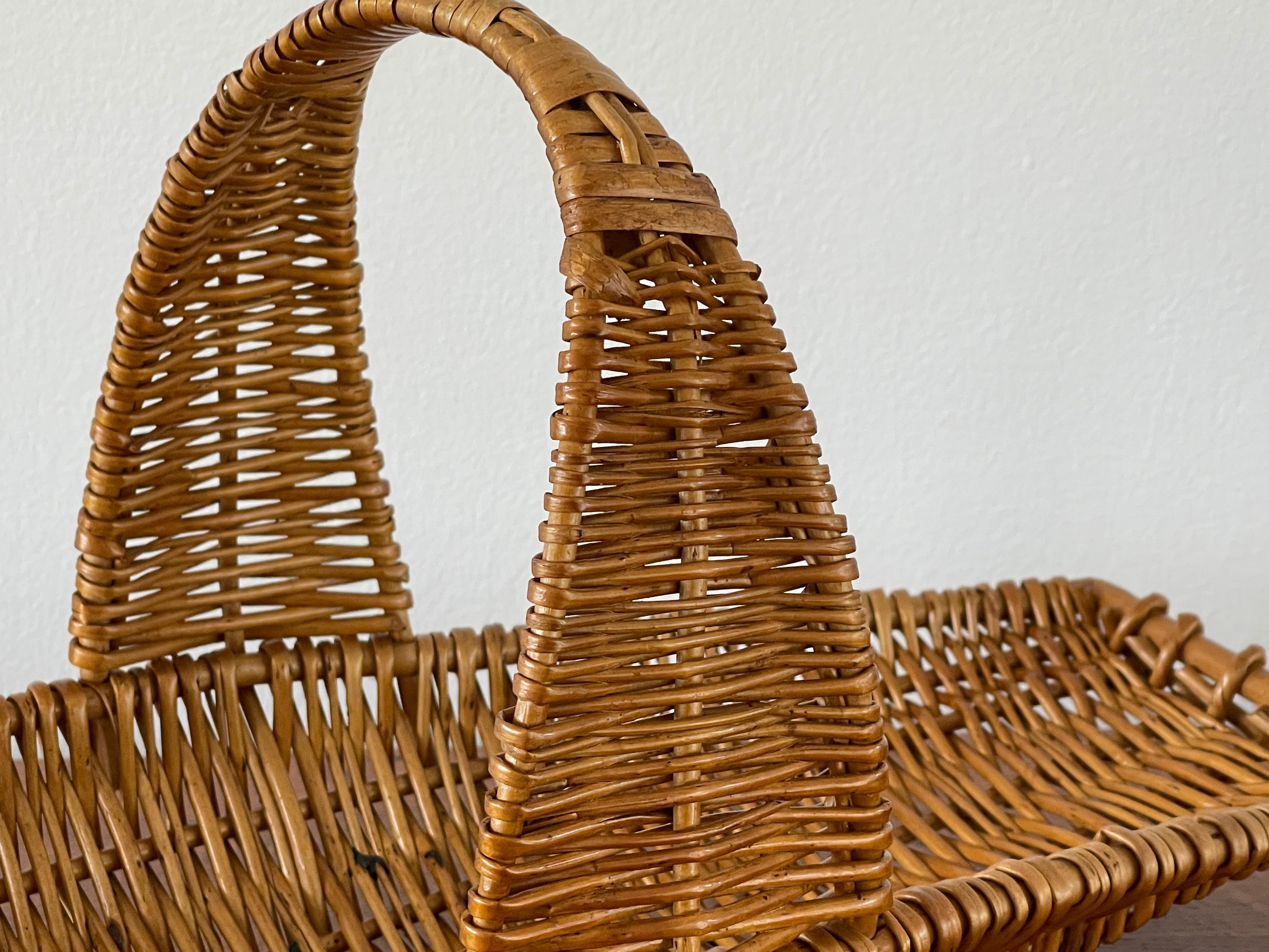 Italian Wicker Fruit Basket 1