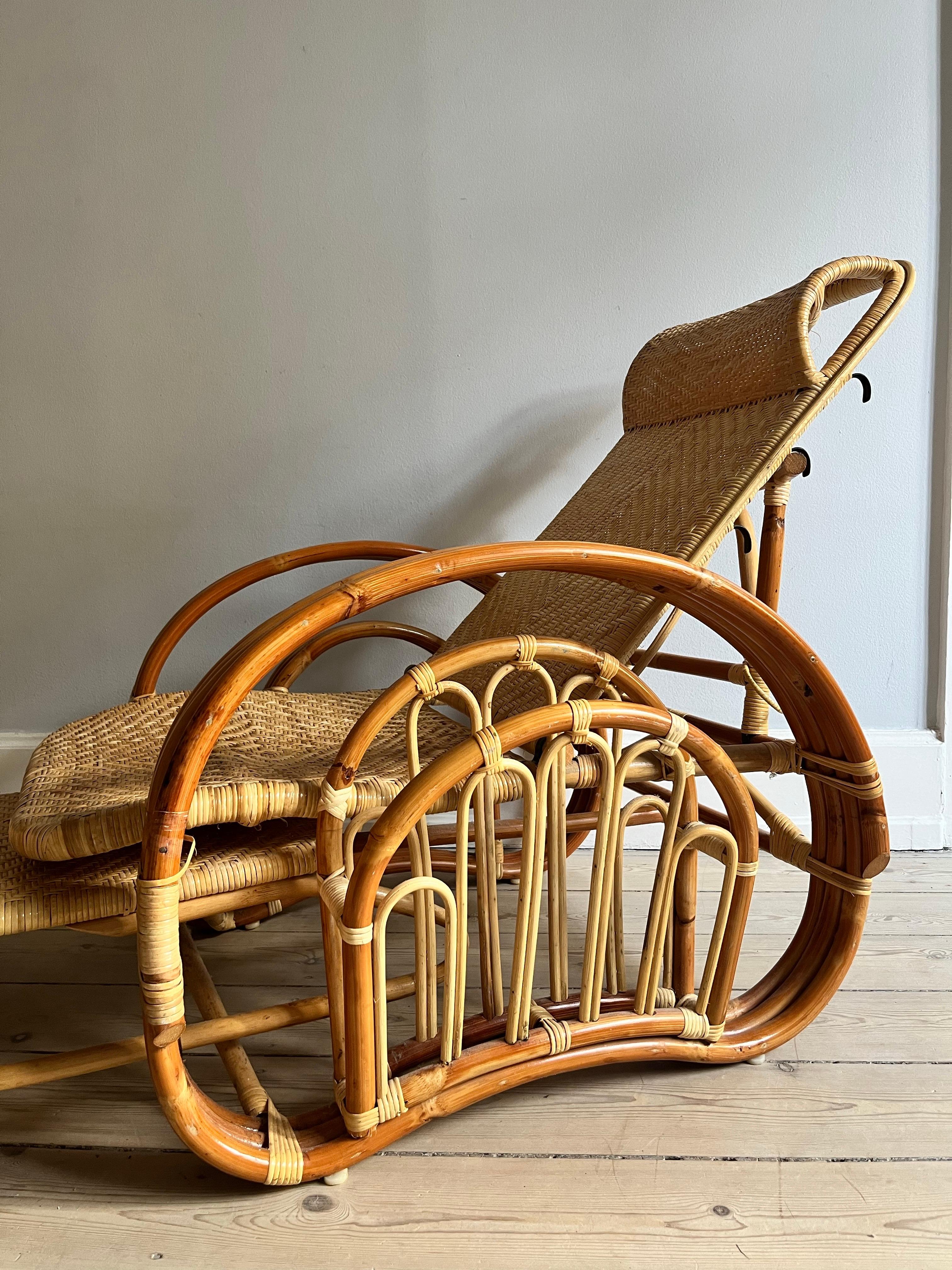 Tissé à la main Chaise de salon / chaise pliante en osier / rotin italien